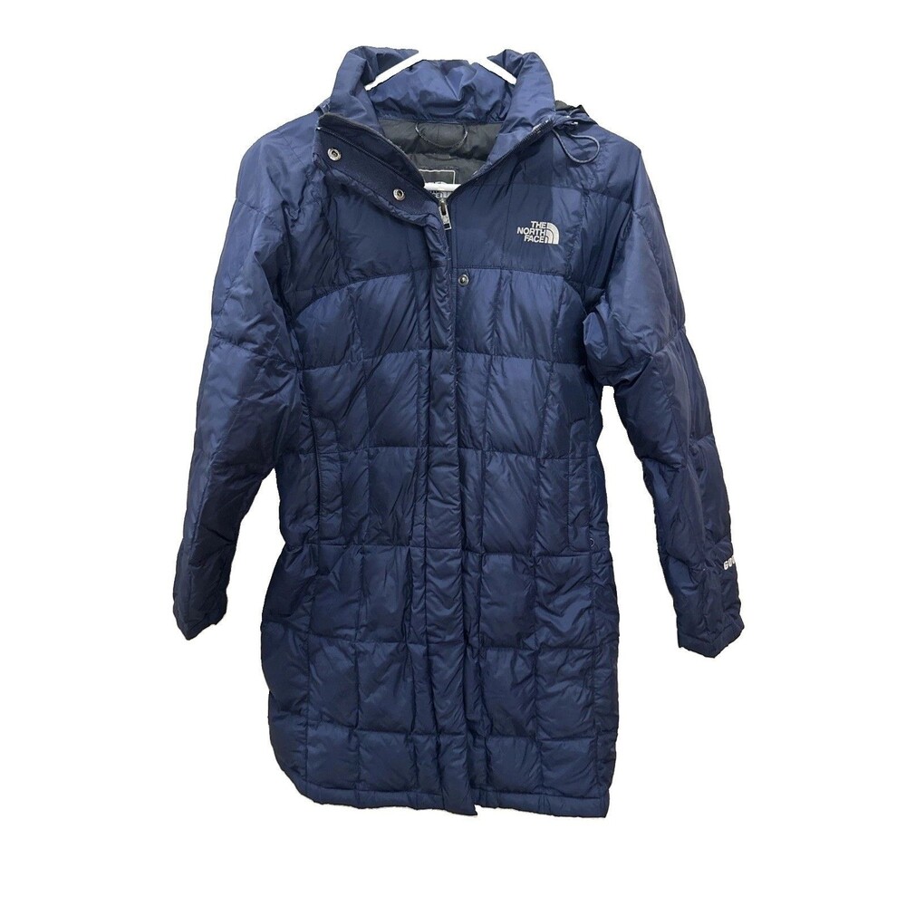 The North Face Women’s Metropolis 600 Goose Down Puffer Parka Quilt Navy Blue XS